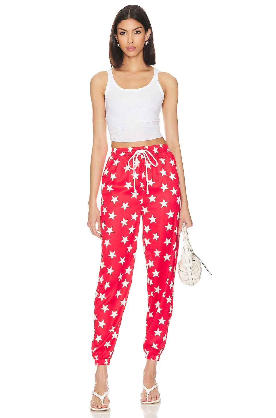 Miranda Track Pant Red & White 6 Miranda Track Pant Red & White - Image 4