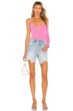 Kelsie One Sleeve Top Pink -Hot Sale Clothing Store SPDW WS1363 V4