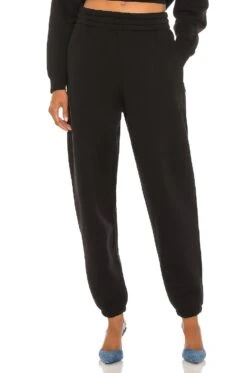 ALEXANDER WANG Foundation Terry Classic Sweatpant Black -Hot Sale Clothing Store TBYA WP100 V1 1