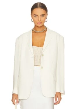 THEORY Boxy Jacket Admiral Rice