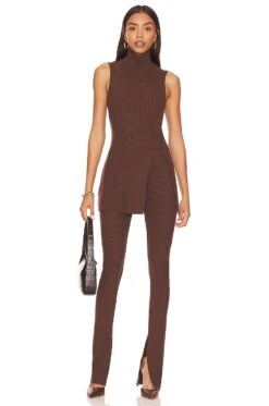 Slit Legging Espresso -Hot Sale Clothing Store THRA WP25 V4