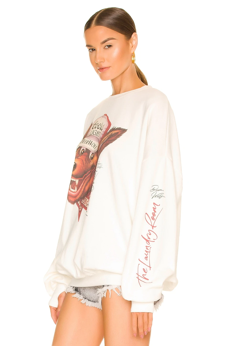 Beer Wolf Jumper White 5 Beer Wolf Jumper White - Image 3