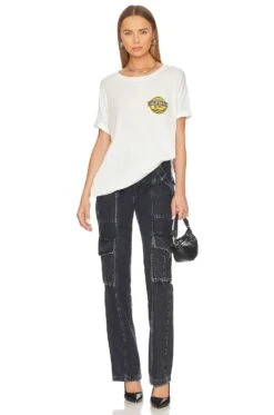 Real California Girl Oversized Tee White -Hot Sale Clothing Store TLAU WS272 V4