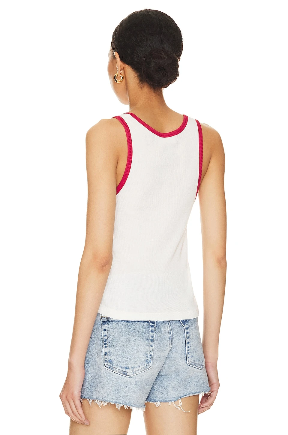 Beer Wolf Usa Rib Tank White & Red 6 Beer Wolf Usa Rib Tank White & Red - Image 4