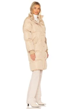 Sienna Longline Puffer Jacket Caramel -Hot Sale Clothing Store TOAR WO37 V3
