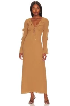 Jamie Maxi Dress Brown Sugar