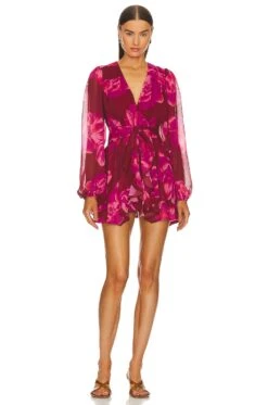 Colby Mini Dress Pink Magnolia Floral