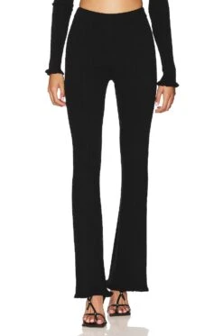 Variegated Rib Pant Ivory -Hot Sale Clothing Store TULA WP241 V1