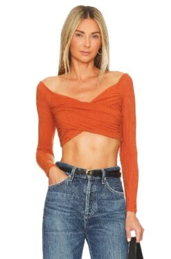 Lizzie Top Burnt Orange
