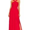 Peri Pleated Gown Wild Strawberry -Hot Sale Clothing Store UAMR WD143 V1