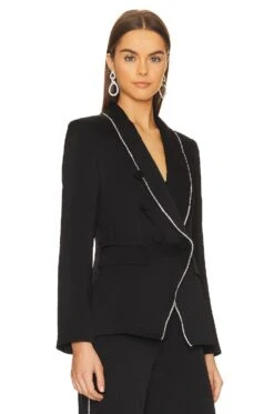 Veronica Beard Jagger Dickey Jacket Black -Hot Sale Clothing Store VBRD WO84 V3