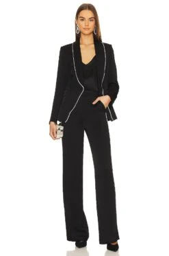 Veronica Beard Jagger Dickey Jacket Black -Hot Sale Clothing Store VBRD WO84 V5