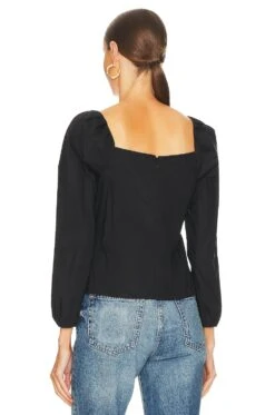 Veronica Beard Zhou Top Black -Hot Sale Clothing Store VBRD WS99 V3