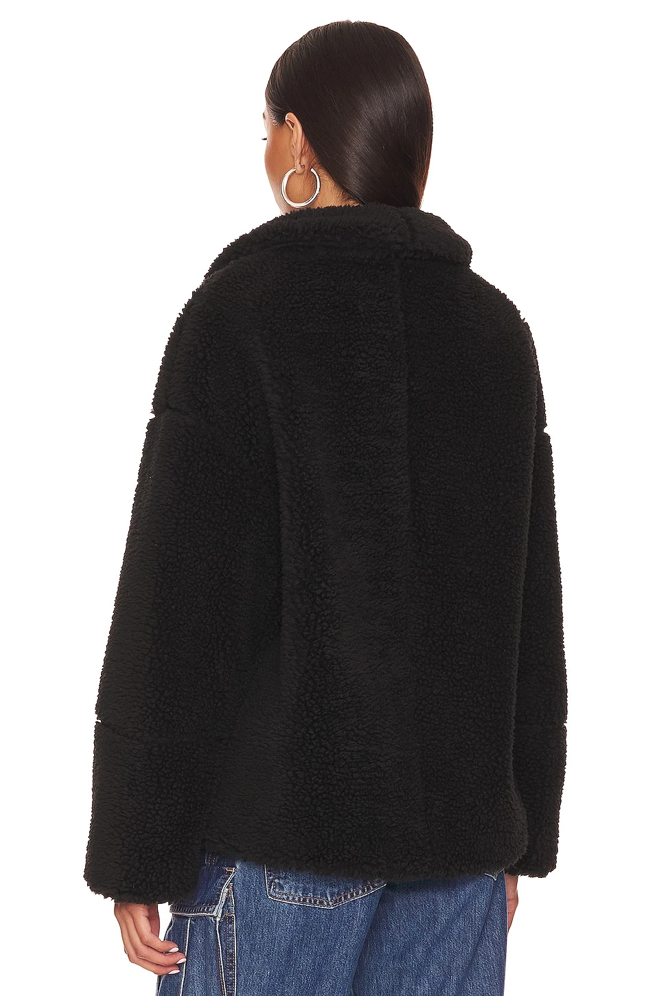CHAQUETA ALISS FAUX SHEARLING Black 6 CHAQUETA ALISS FAUX SHEARLING Black - Image 4