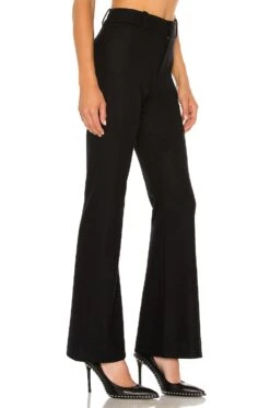 Vince Cozy Slim Flared Pant Black -Hot Sale Clothing Store VINCE WP216 V2