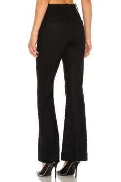 Vince Cozy Slim Flared Pant Black -Hot Sale Clothing Store VINCE WP216 V3