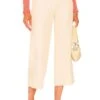 Vince Cropped Casual Twill Pant Lemon Stone -Hot Sale Clothing Store VINCE WP222 V1