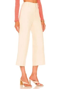 Vince Cropped Casual Twill Pant Lemon Stone 7 Vince Cropped Casual Twill Pant Lemon Stone -Hot Sale Clothing Store VINCE WP222 V2
