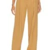 Vince Drop Waist Pleated Trouser Amber Wave -Hot Sale Clothing Store VINCE WP233 V1