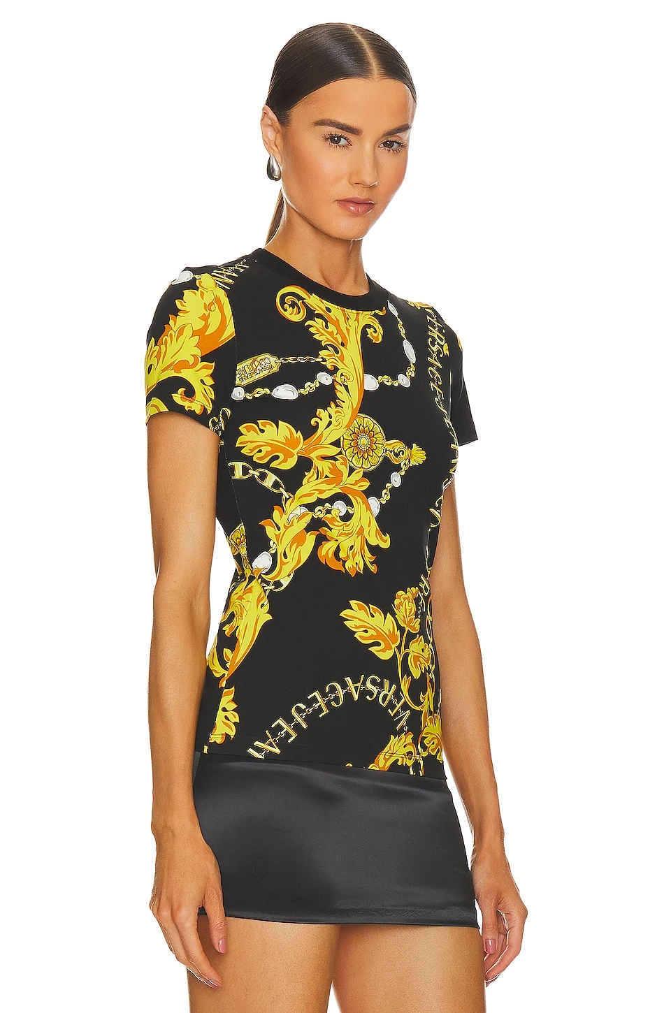 Versace Jeans Couture Tee Black & Gold 4 Versace Jeans Couture Tee Black & Gold - Image 2