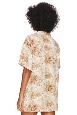 The Camp Shirt Taupe Tiger Scene 10 The Camp Shirt Taupe Tiger Scene -Hot Sale Clothing Store WAOR MS11W V4