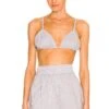 Hailey Bra Top Slate Stripe -Hot Sale Clothing Store WEER WS30 V1
