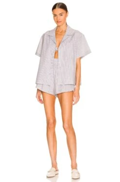 Hailey Bra Top Slate Stripe 9 Hailey Bra Top Slate Stripe -Hot Sale Clothing Store WEER WS30 V4