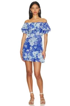 Lee Mini Dress Deep Lagoon