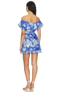 Lee Mini Dress Deep Lagoon 7 Lee Mini Dress Deep Lagoon -Hot Sale Clothing Store YUMI WD571 V3