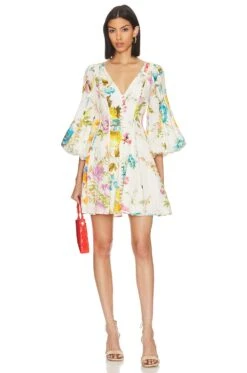 Zimmermann Halcyon Mini Dress Spliced