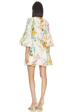 Zimmermann Halcyon Mini Dress Spliced -Hot Sale Clothing Store ZIMM WD419 V3